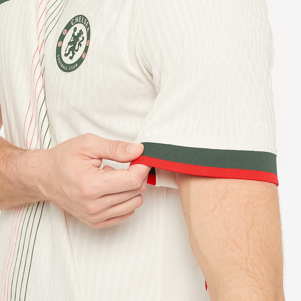 Nike Chelsea 25/26 Authentic Away Jersey (Phantom/Speed Red/Galactic Jade)