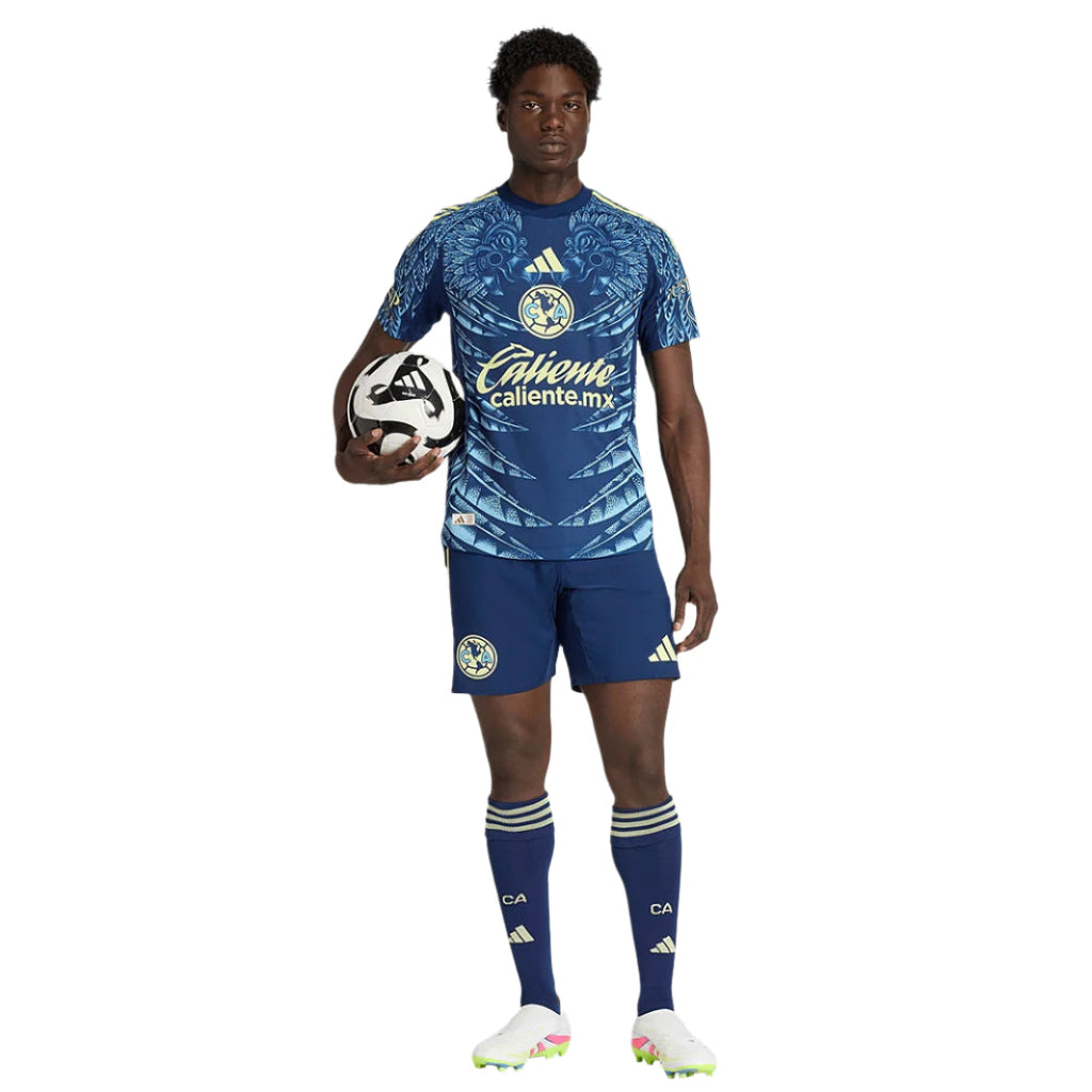 adidas A. Zendejas Men's Club AmÃ©rica 25/26 Authentic Away Jersey (Blue)