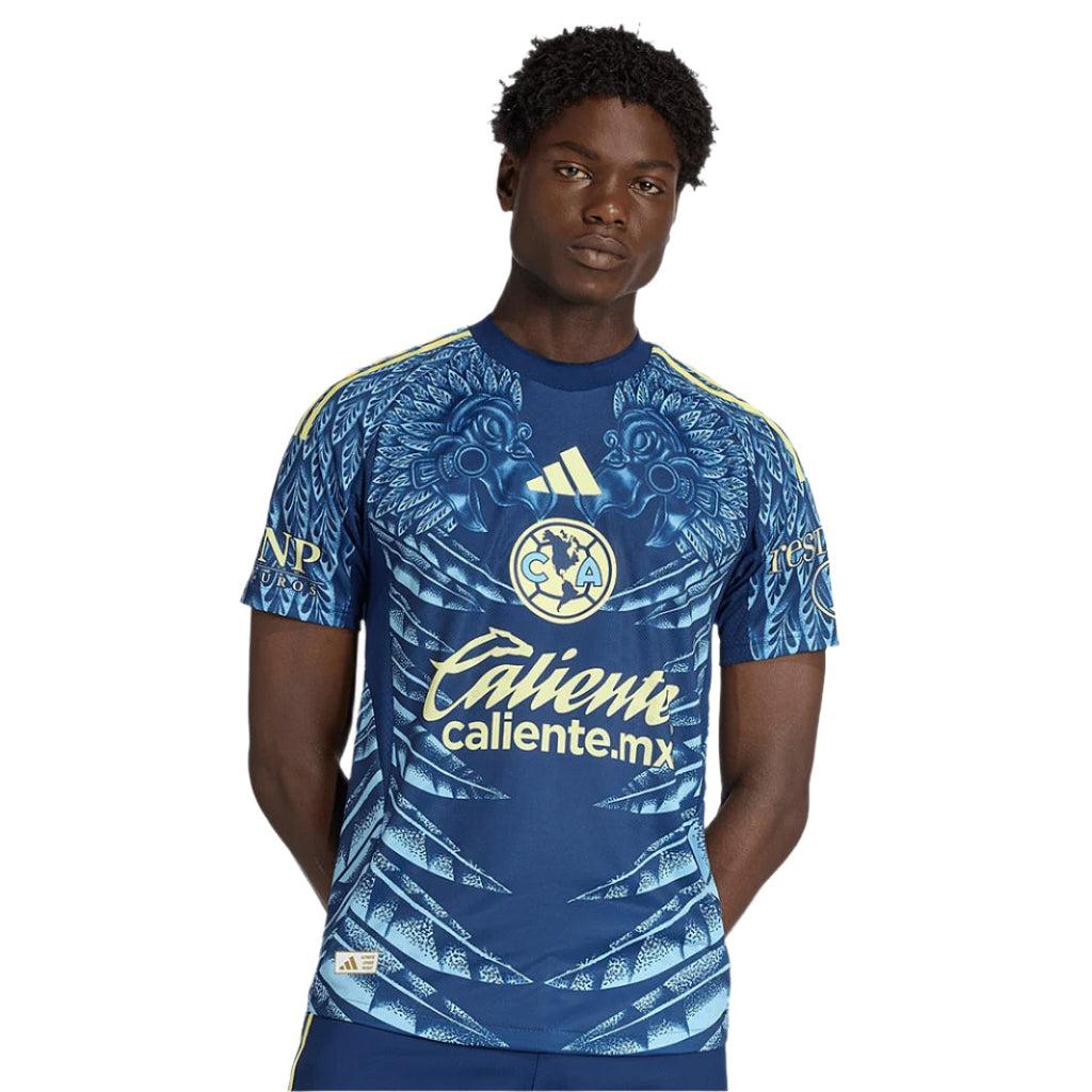 adidas R. Orquin Men's Club AmÃ©rica 25/26 Authentic Away Jersey (Blue)