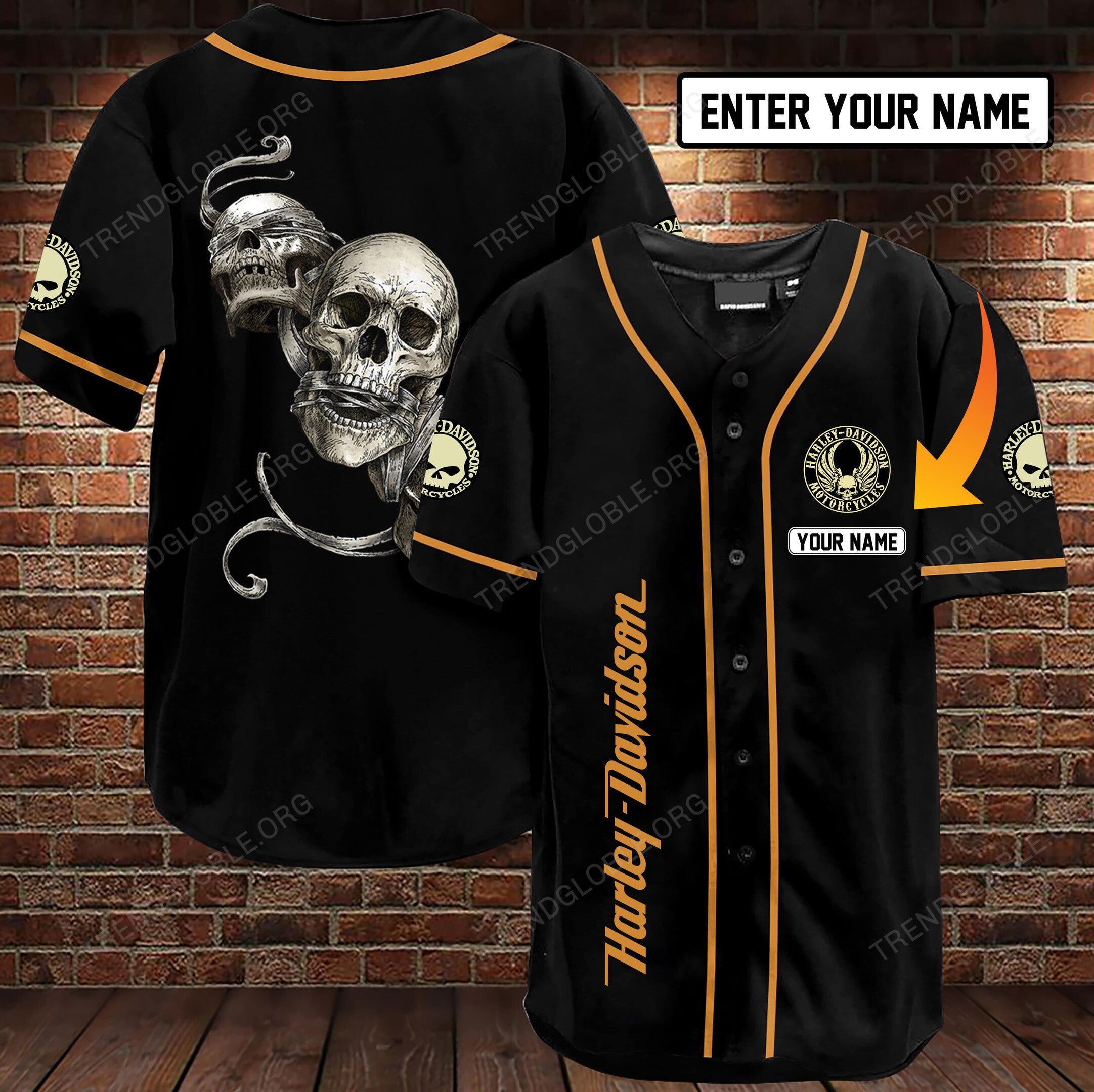 HLD BASEBALL SHIRT - CUSTOM NAME T32