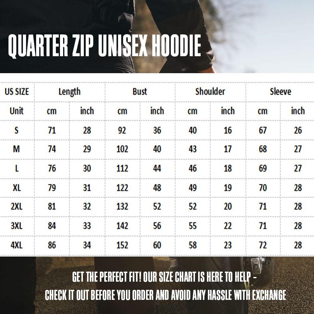 HD Exclusives Edition ! Quarter Zip Unisex Hoodie