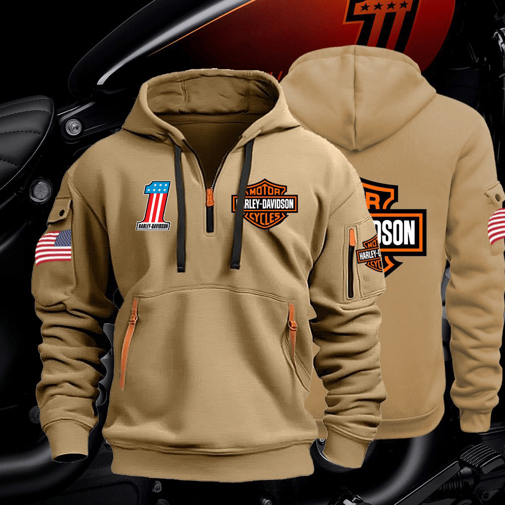 HD New Quarter Zip Unisex Hoodie