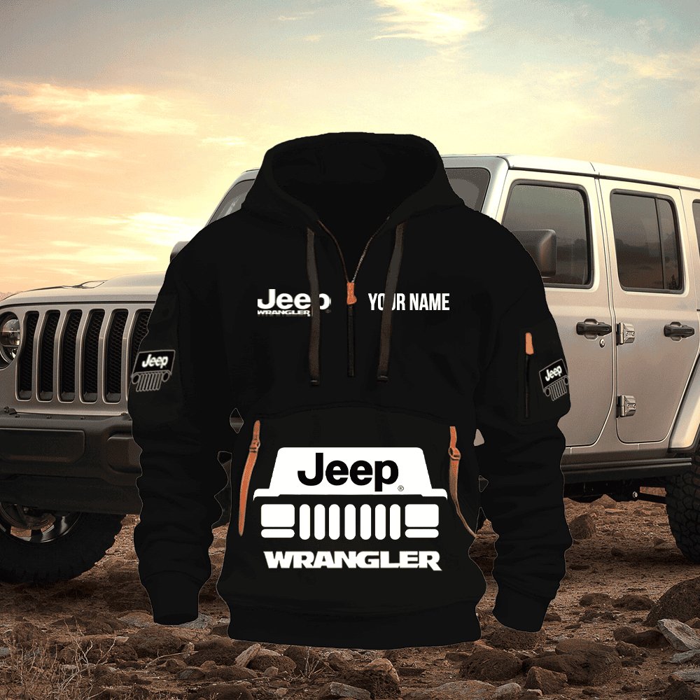 JP WL 2 Custom Name Quarter Zipper Jacket