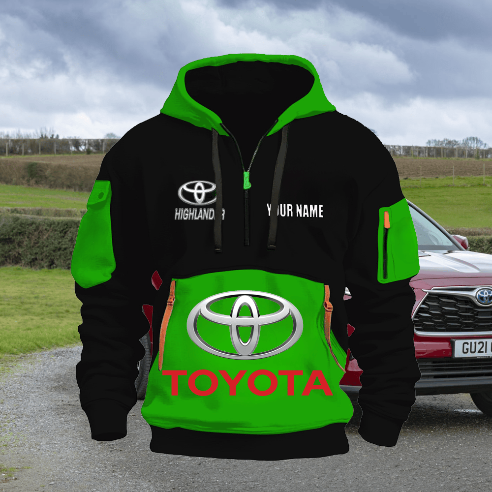 TY HL Custom Name Quarter Zipper Hoodie