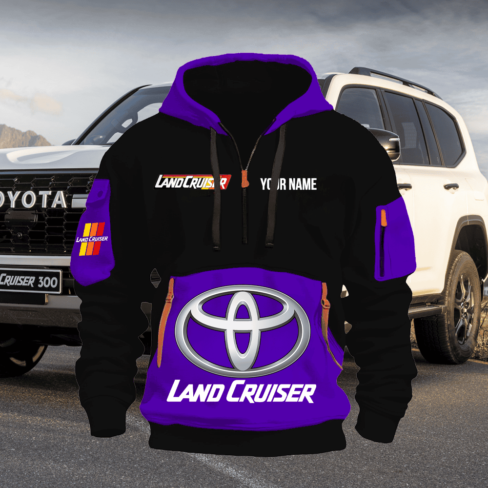 TY LC Custom Name Quater Zip Hoodie