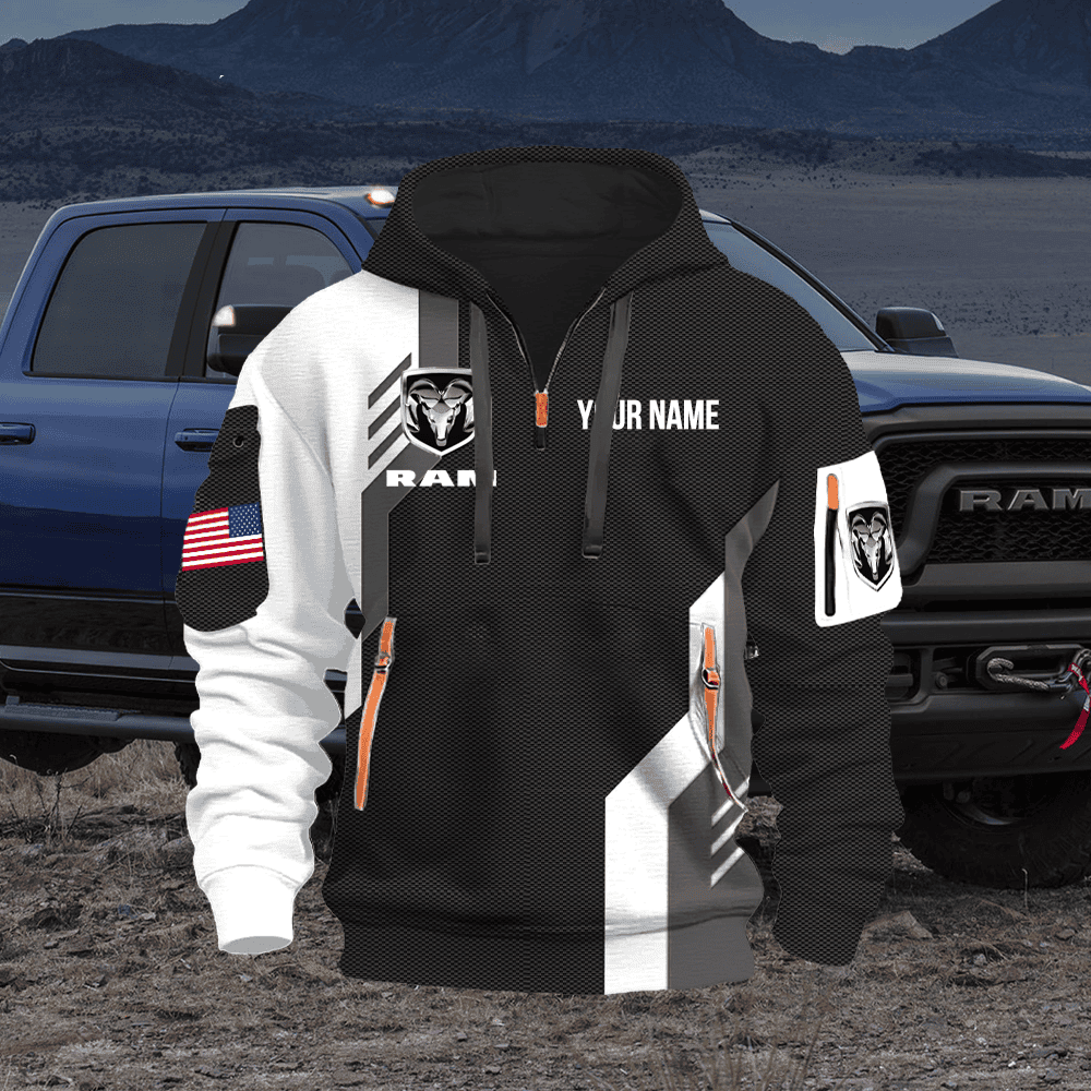 Ram Custom Quarter Zipper Hoodie
