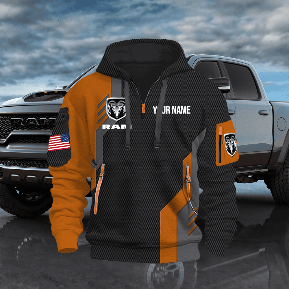 Ram Custom Quarter Zipper Hoodie