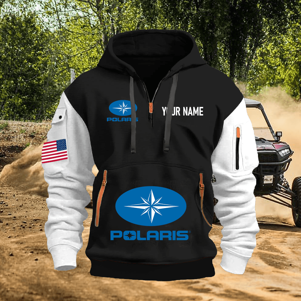 PL Custom Name Quarter Zipper Hoodie