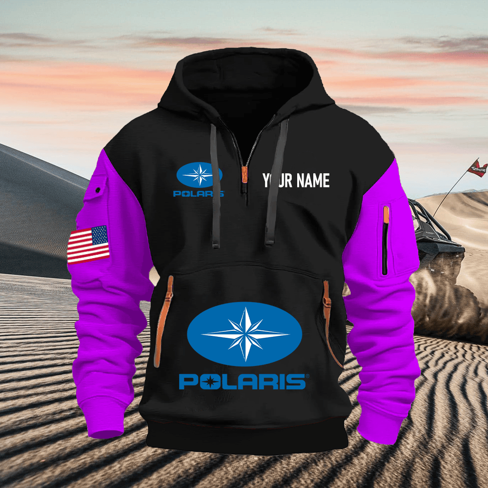 PL Custom Name Quarter Zipper Hoodie