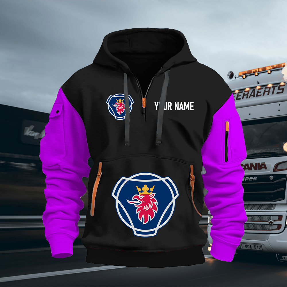 SC Custom Name Quarter Zipper Hoodie