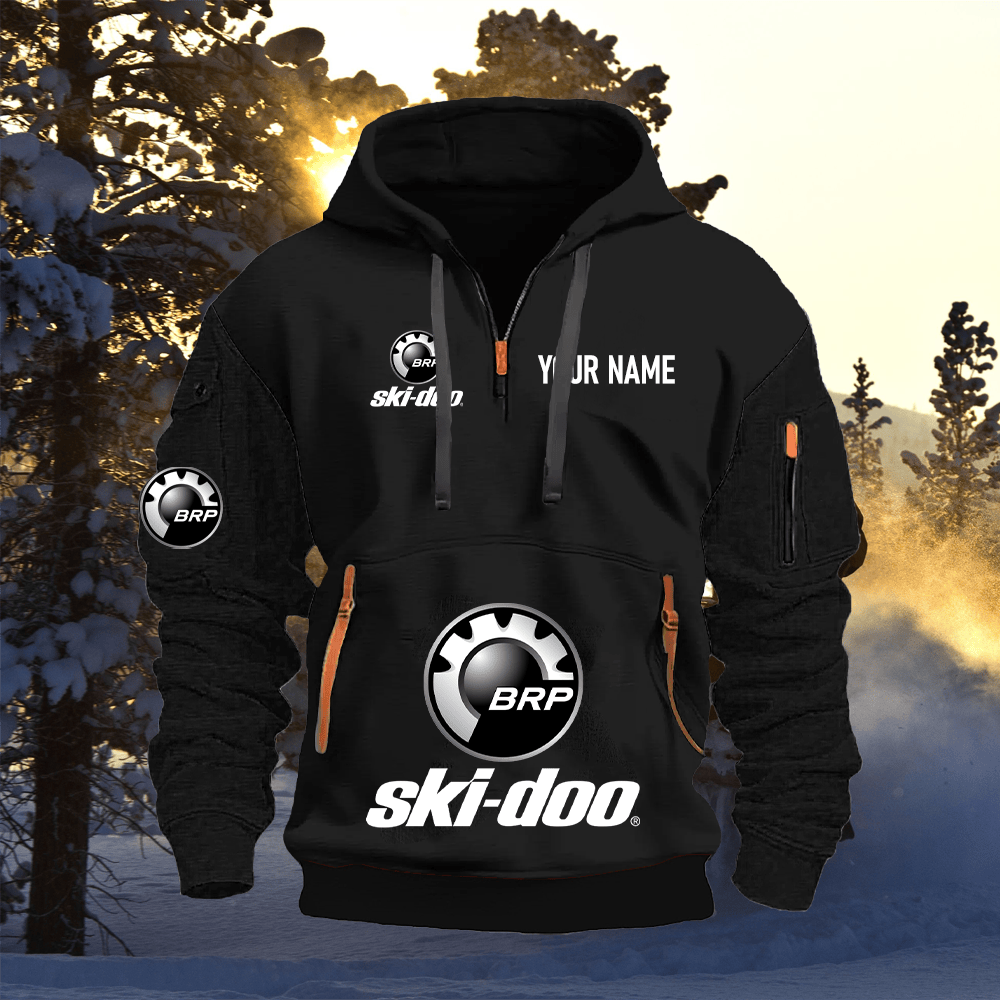 SKD Custom Name Quarter Zipper Hoodie