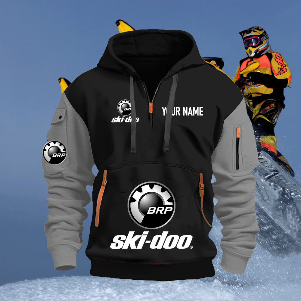 SKD Custom Name Quarter Zipper Hoodie