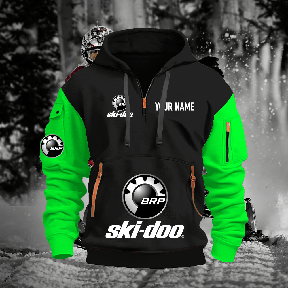 SKD Custom Name Quarter Zipper Hoodie