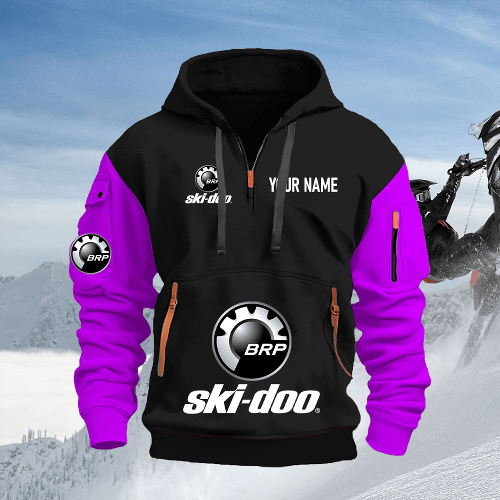 SKD Custom Name Quarter Zipper Hoodie