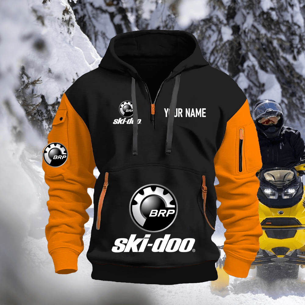 SKD Custom Name Quarter Zipper Hoodie