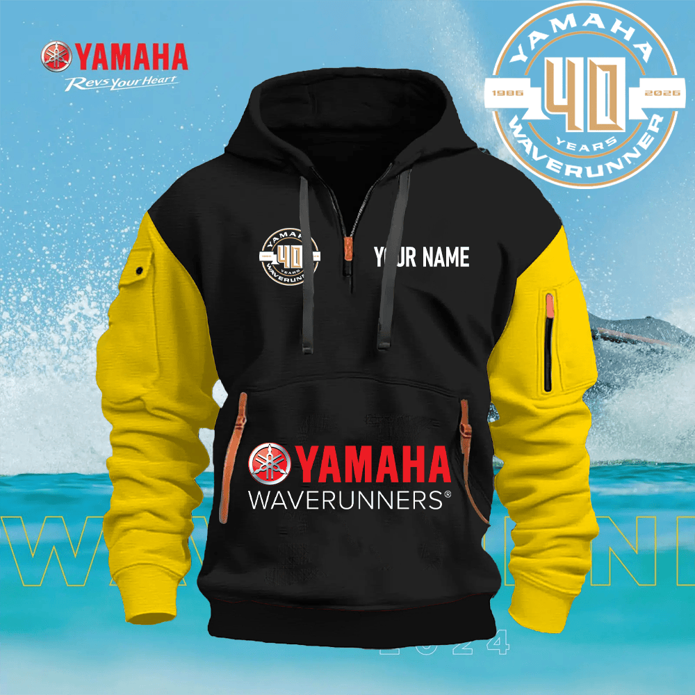 40th YA Custom Name Quarter Zipper Hoodie