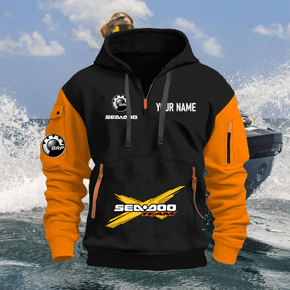 SD Custom Name Quarter Zipper Hoodie