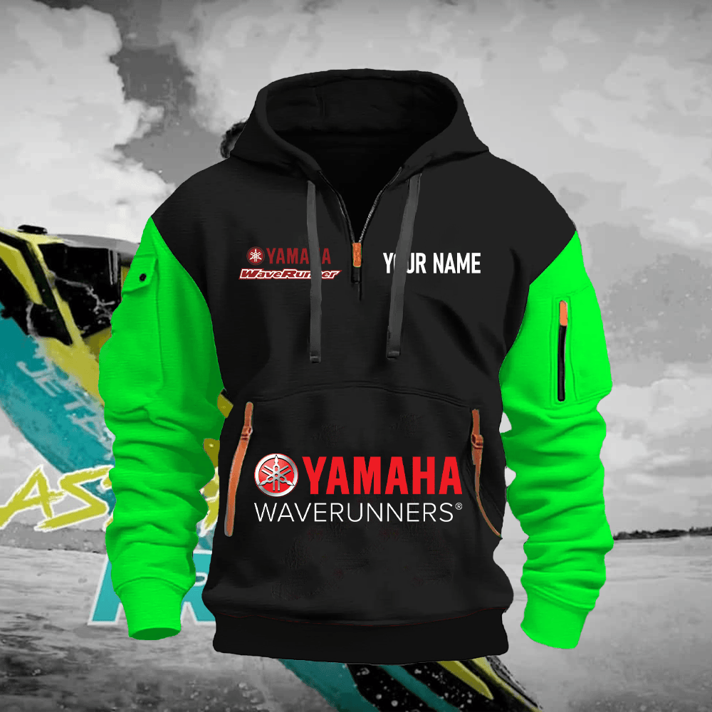 YA Custom Name Quarter Zipper Hoodie