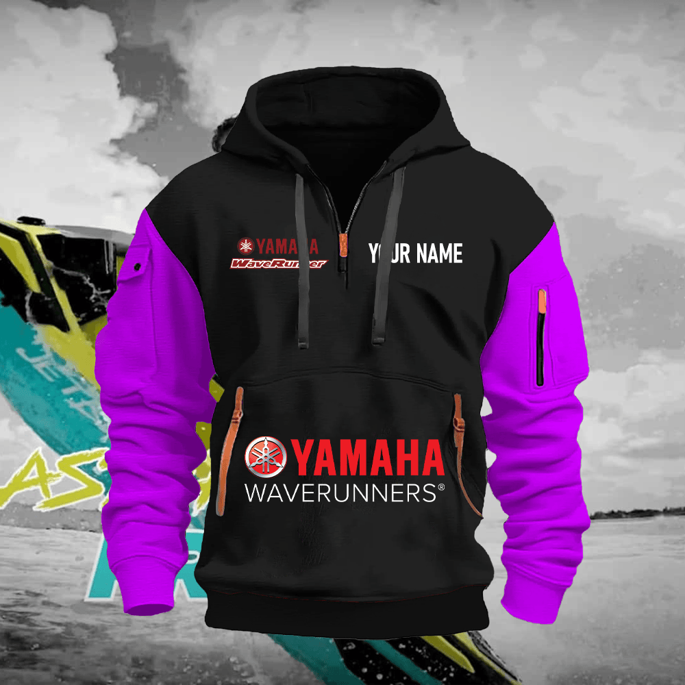 YA Custom Name Quarter Zipper Hoodie
