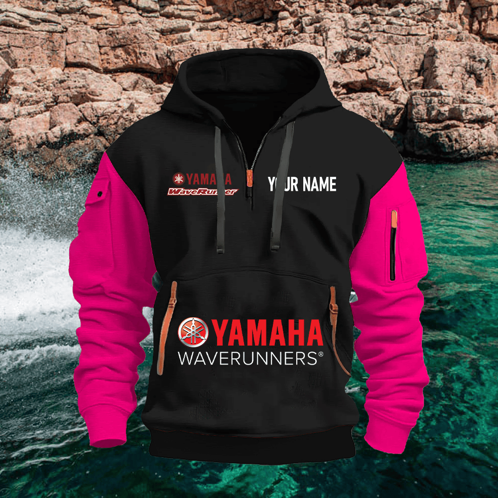 YA Custom Name Quarter Zipper Hoodie