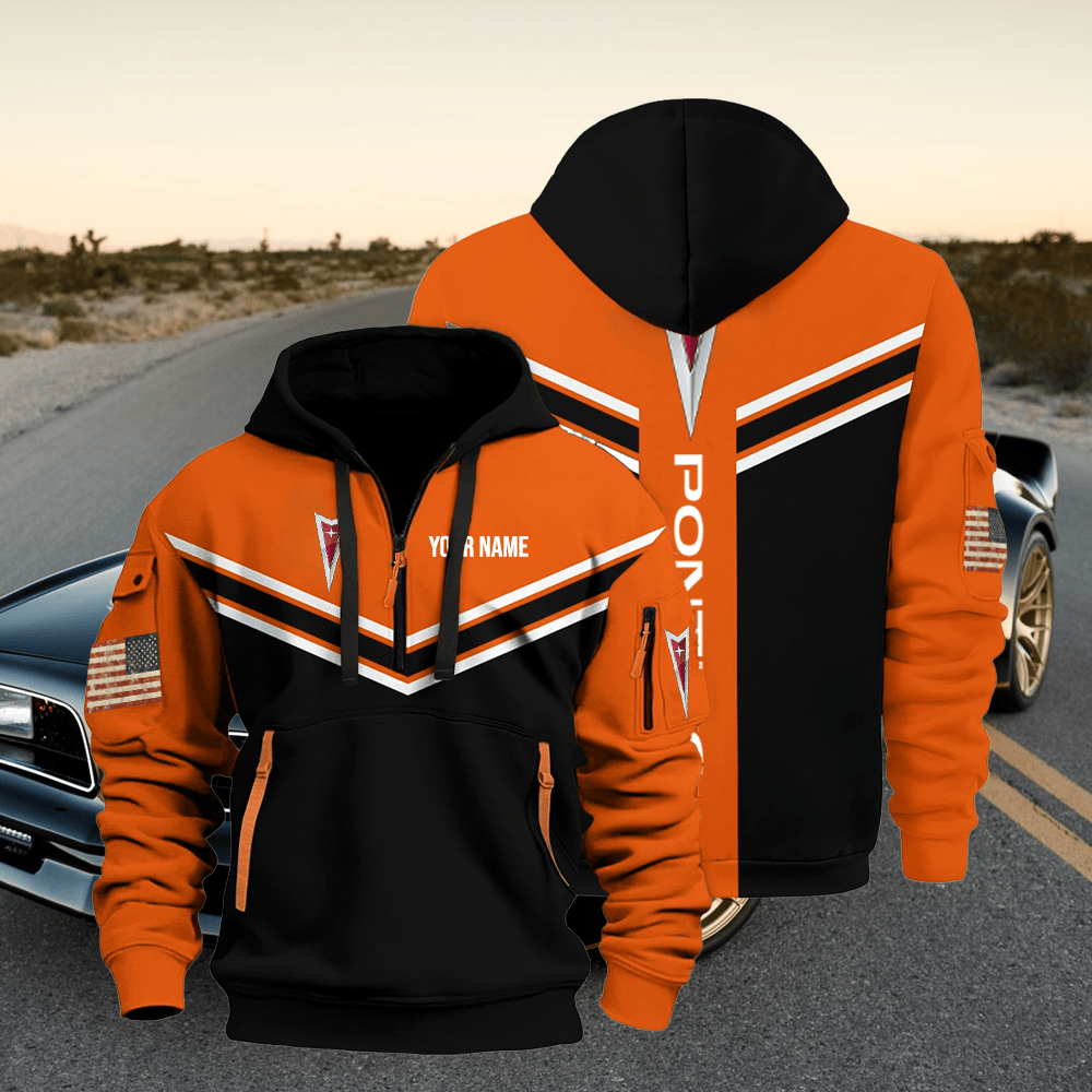 PT custom print name quarter zipper jacket