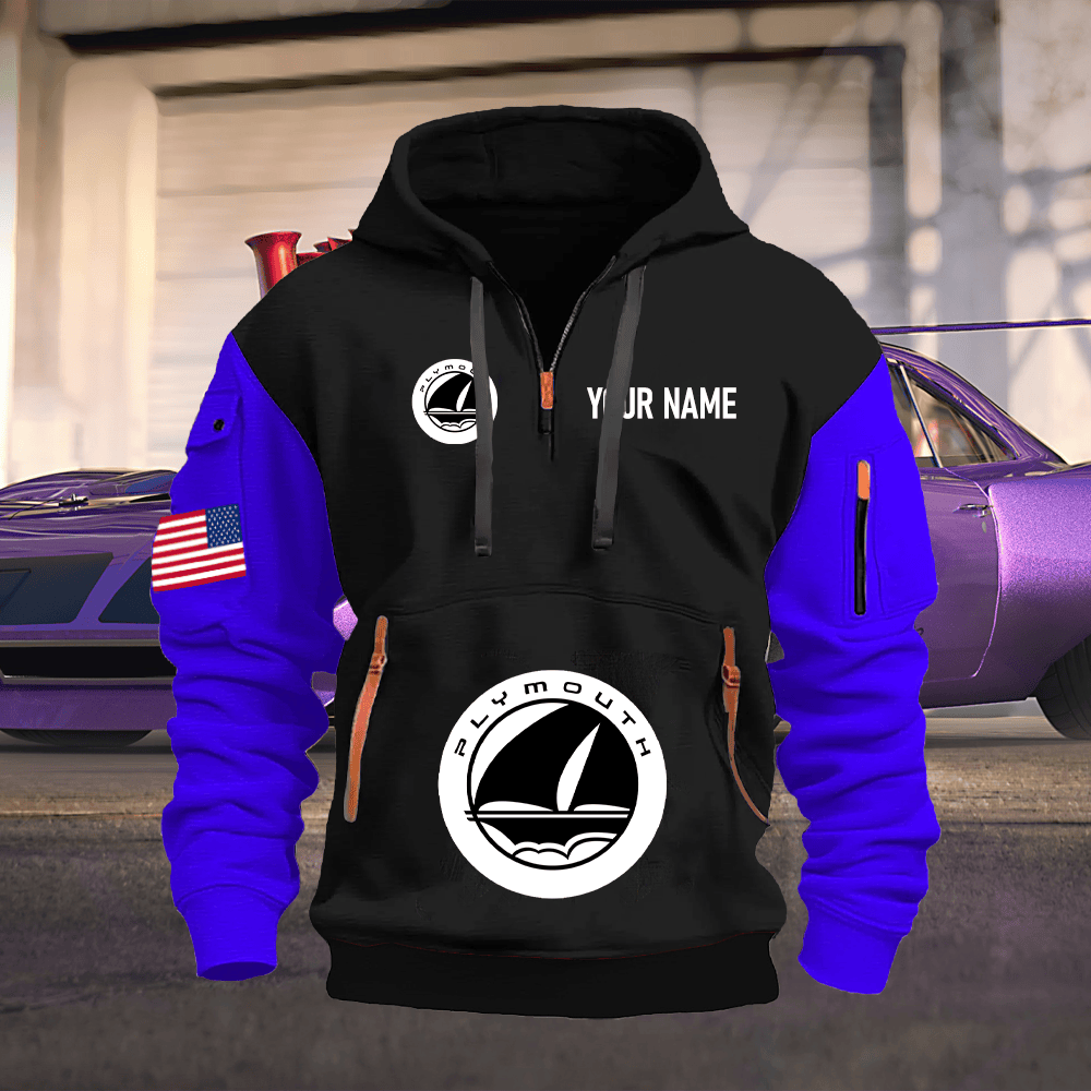PM Custom Name Quarter Zipper Hoodie