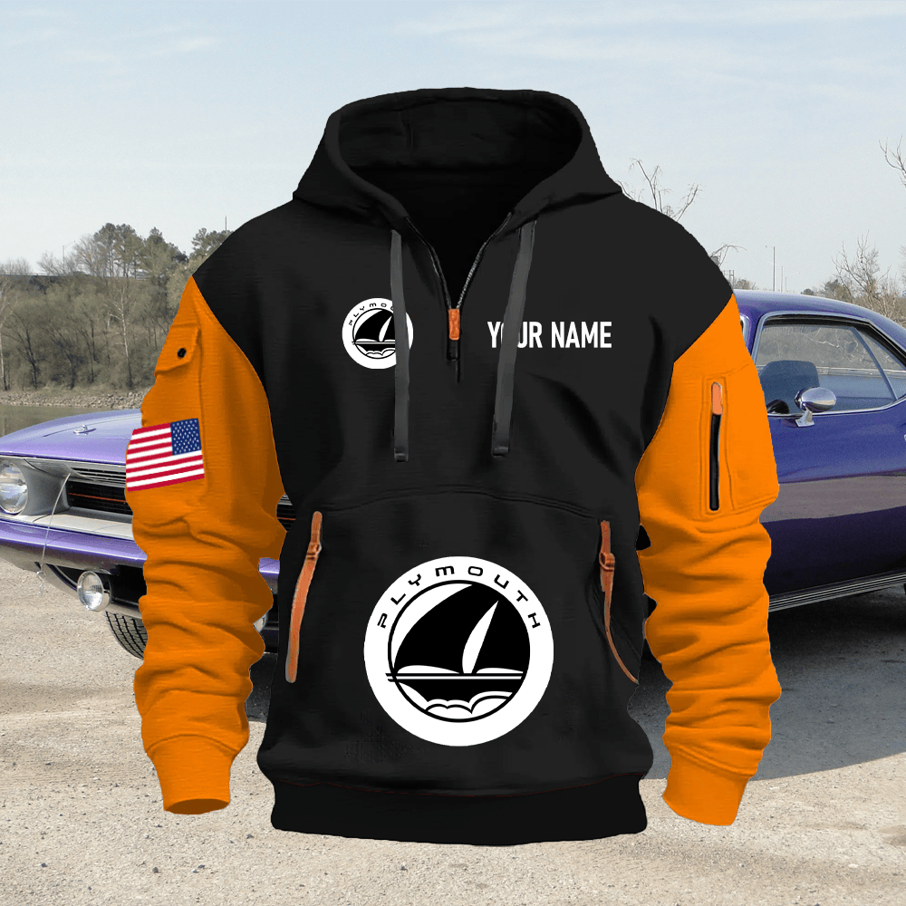 PM Custom Name Quarter Zipper Hoodie