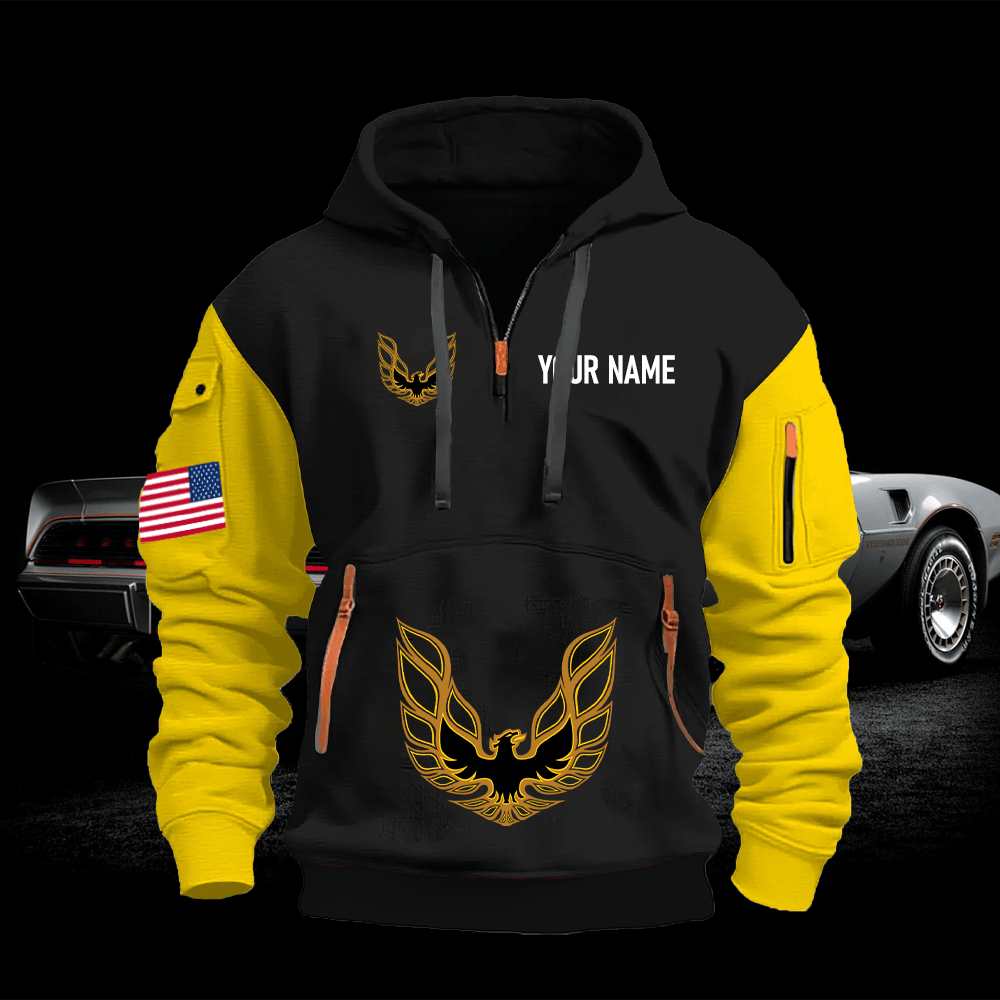 PT FB Custom Name Quarter Zipper Hoodie