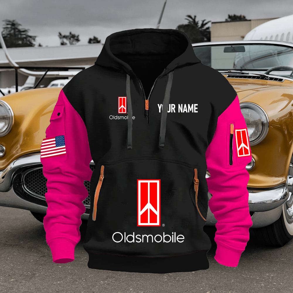 OM Custom Print Name Quarter Zipper Hoodie