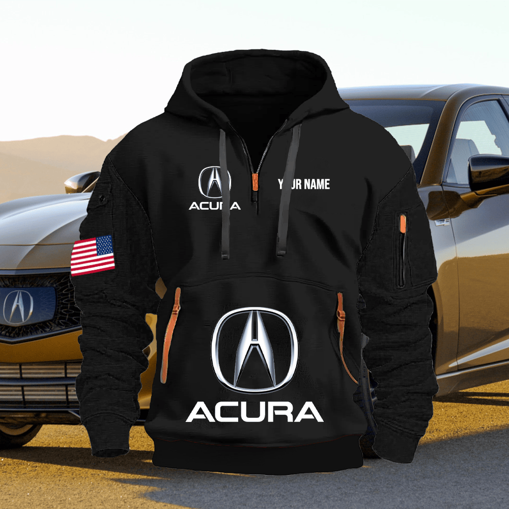 ACR Custom Print Name Quarter Zipper Hoodie