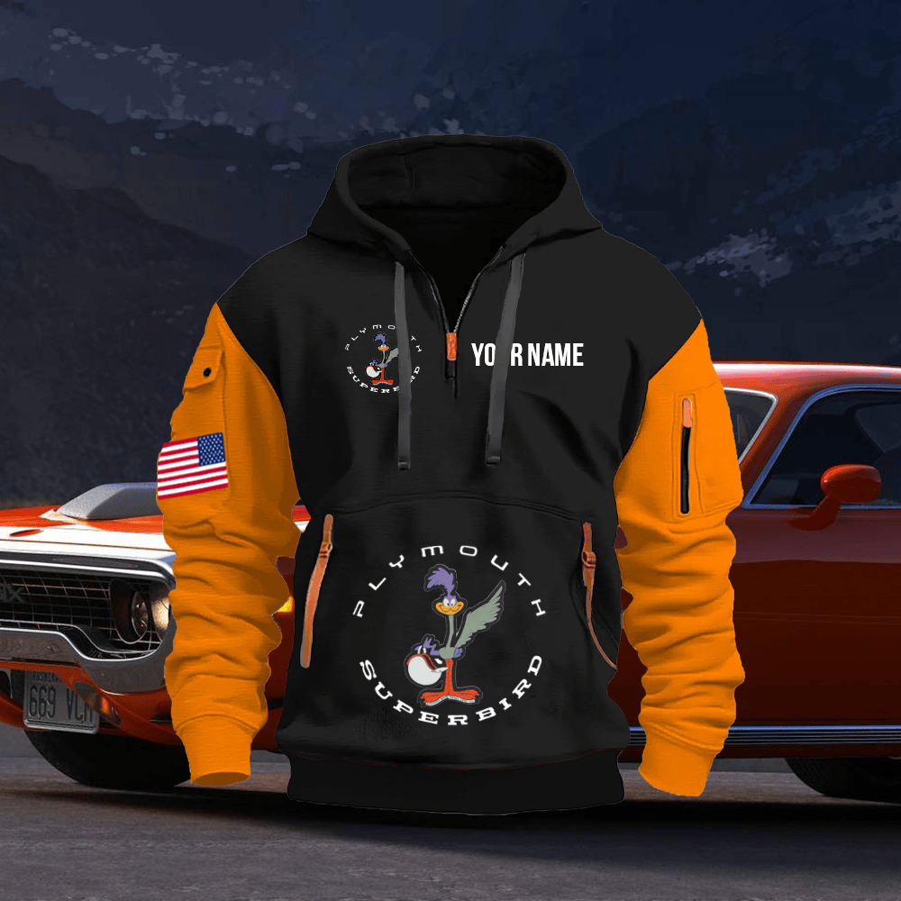 PM Custom Print Quarter Zipper Hoodie