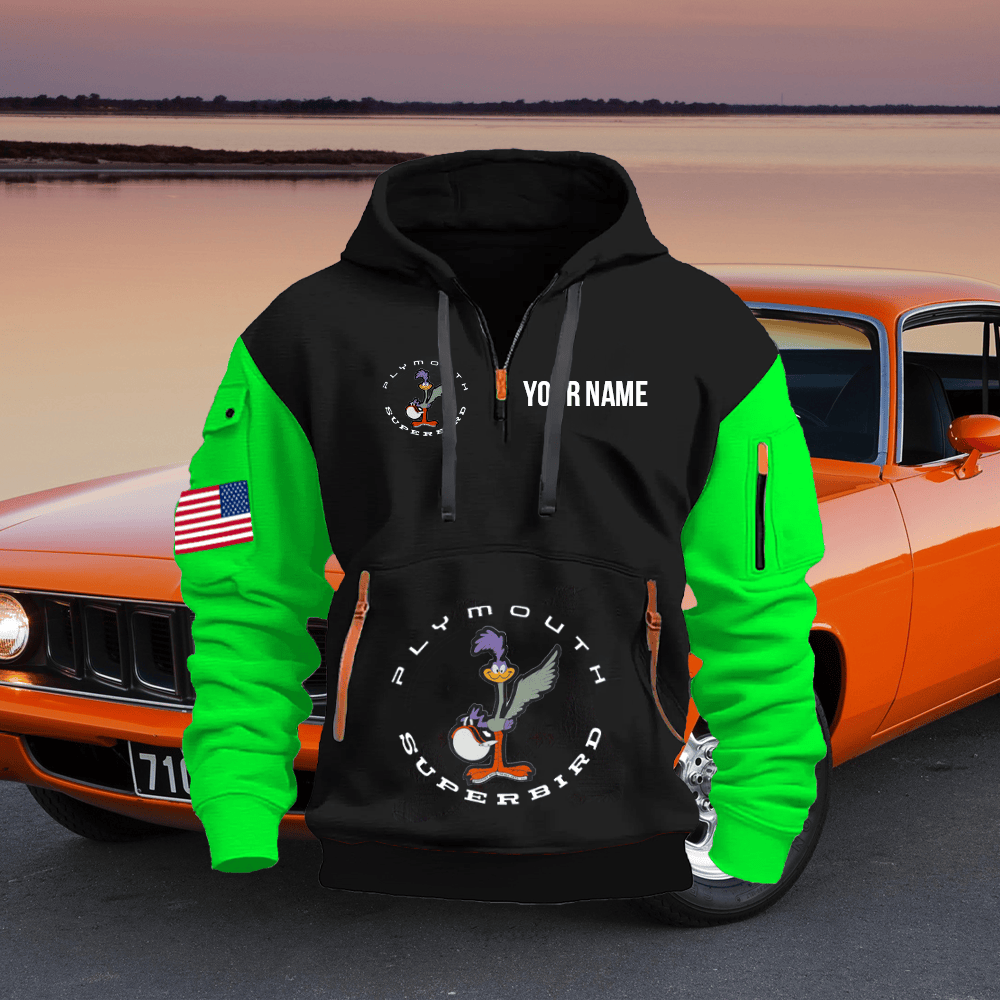 PM Custom Print Quarter Zipper Hoodie