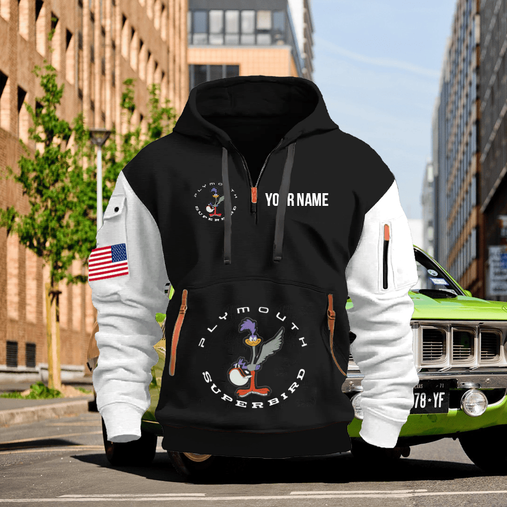 PM Custom Print Quarter Zipper Hoodie