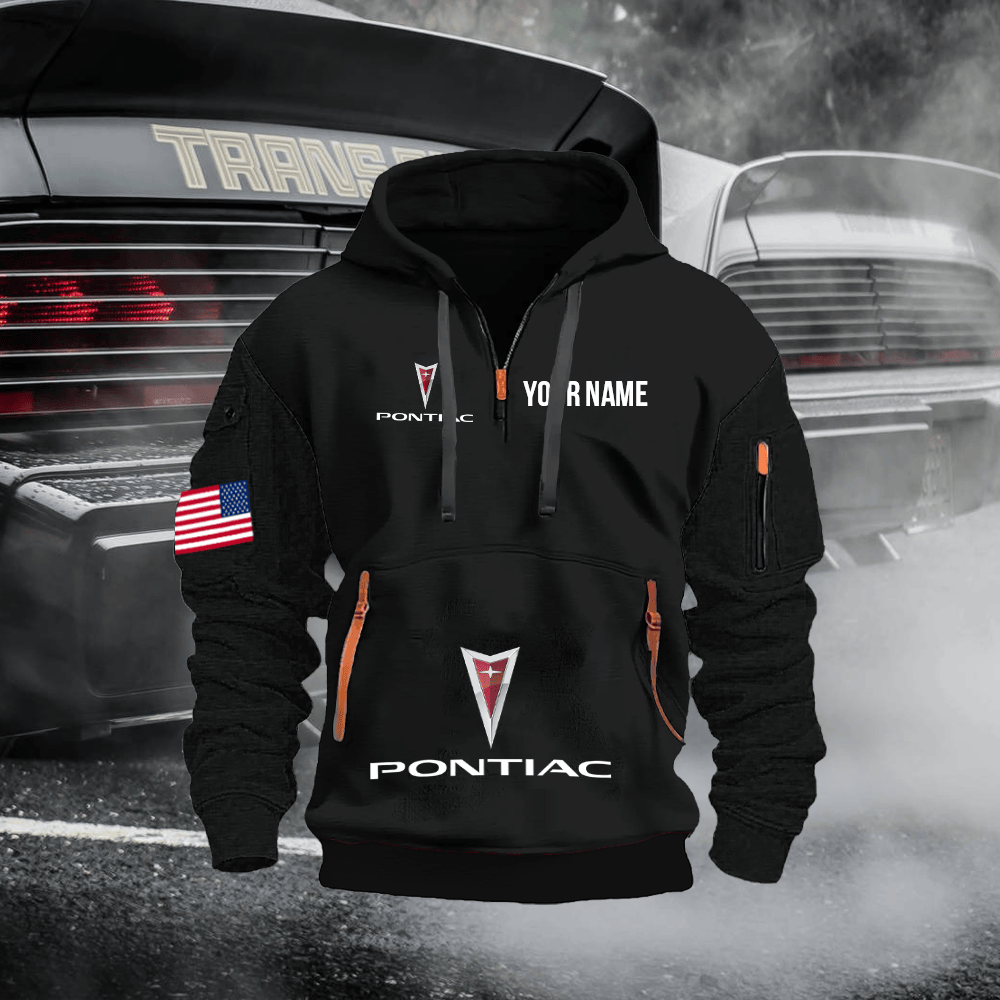 PT Custom Print Name Quarter Zipper Hoodie