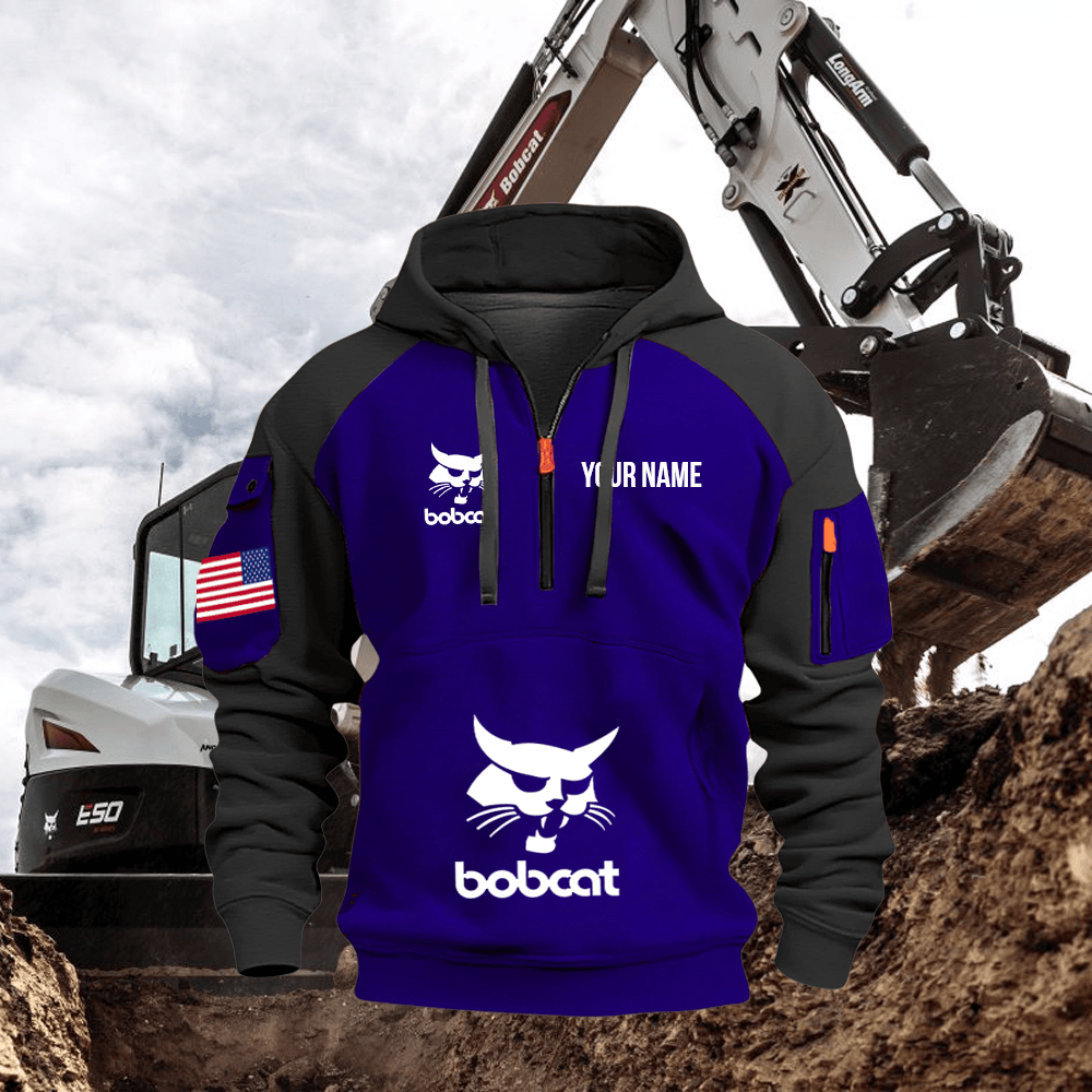 BC Custom Name Quarter Zipper Hoodie
