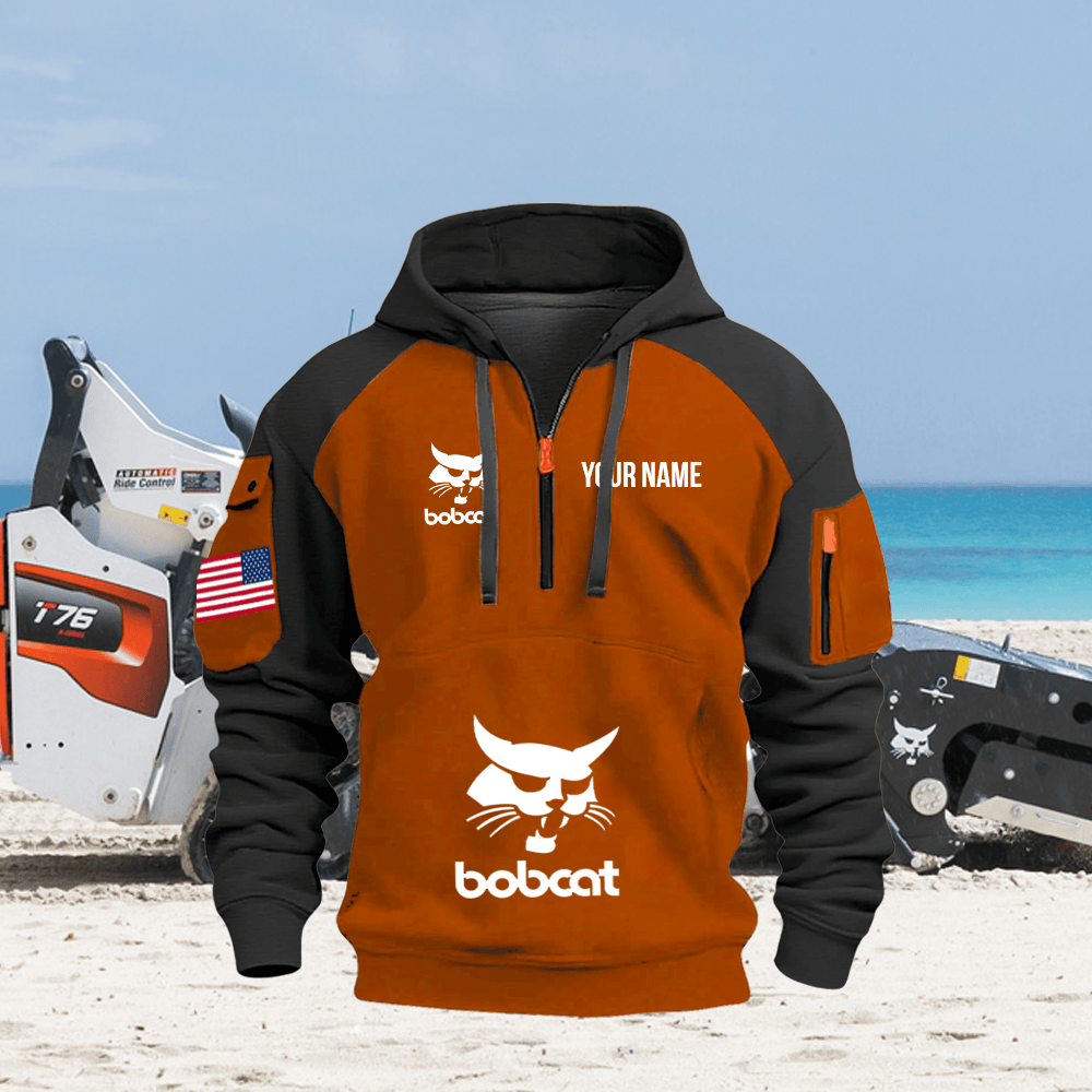 BC Custom Name Quarter Zipper Hoodie