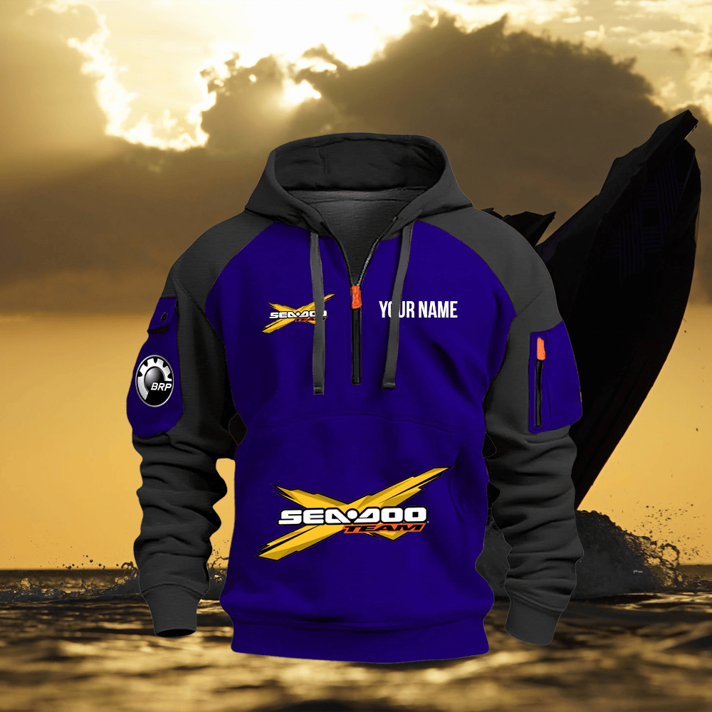 SD Custom Name Quarter Zipper Hoodie