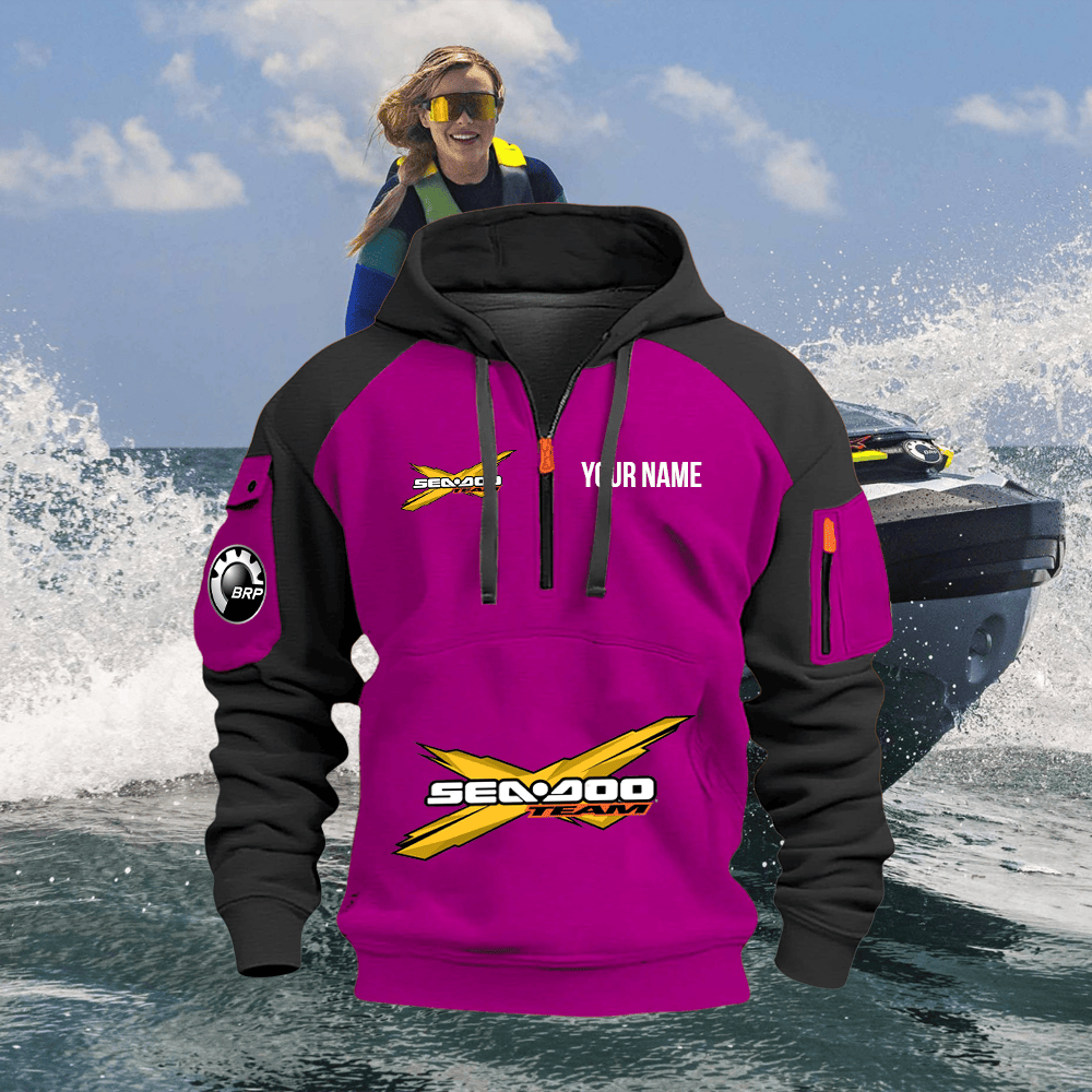 SD Custom Name Quarter Zipper Hoodie