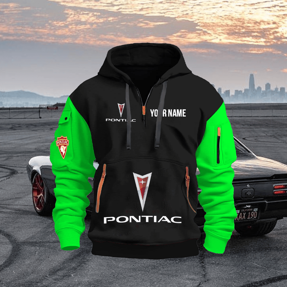 PT Custom Print Name Quarter Zipper Hoodie