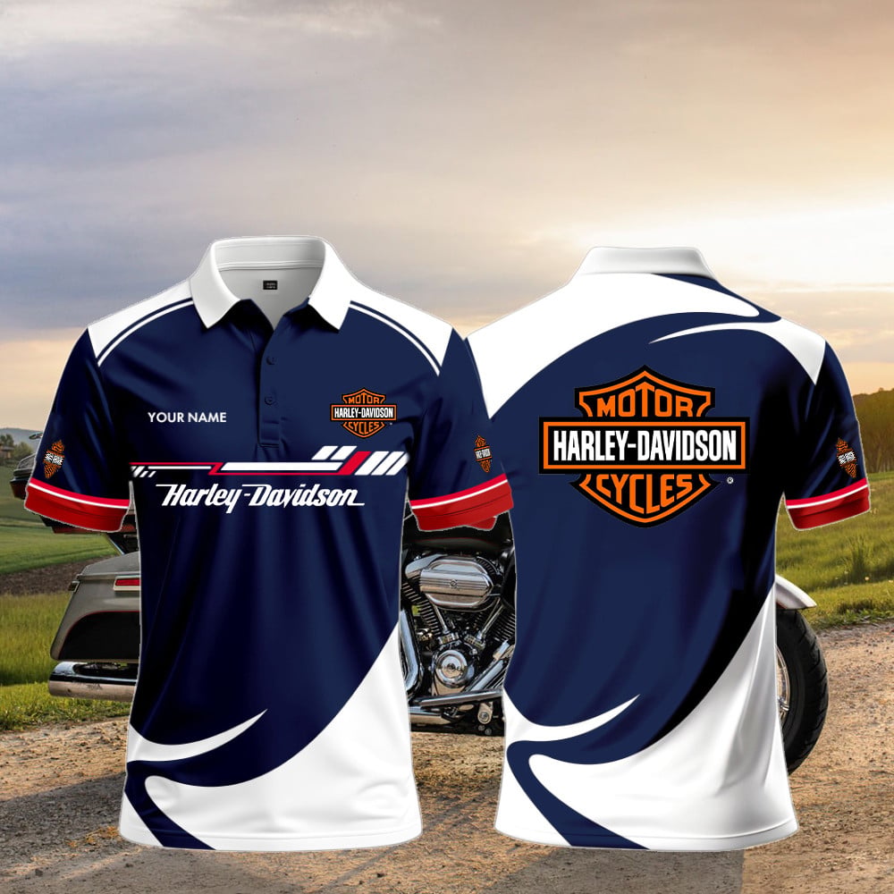 HD Polo Shirt Custom Print Name