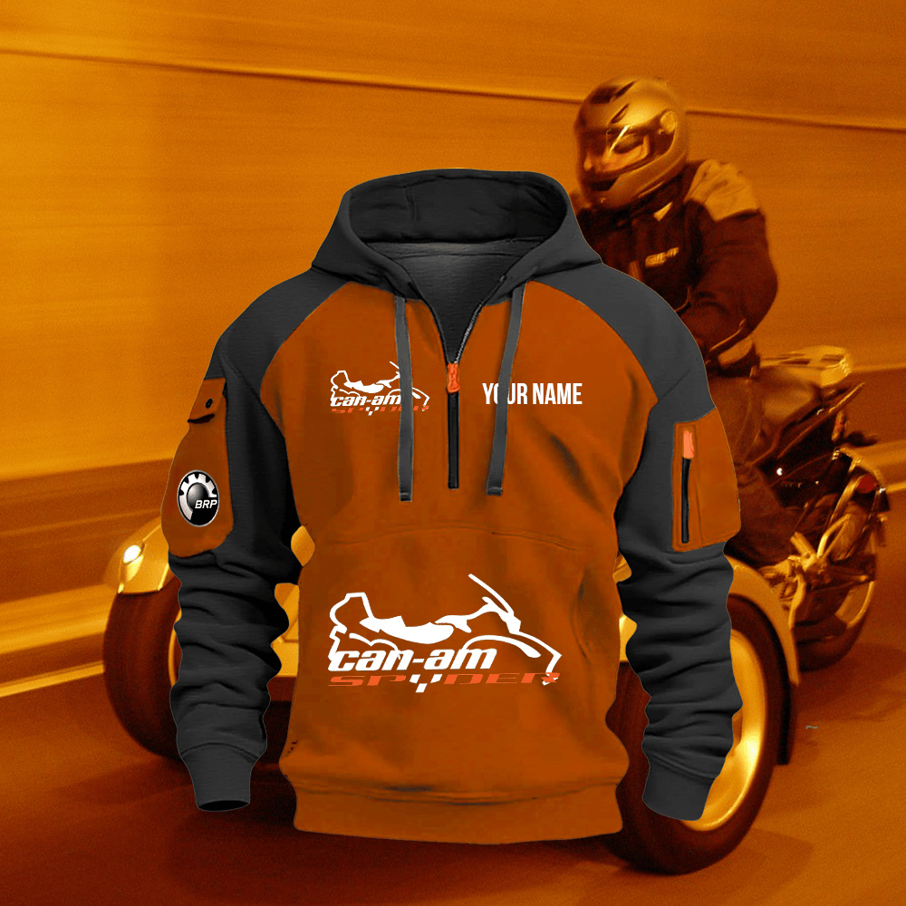 SPD Custom Name Quarter Zipper Hoodie