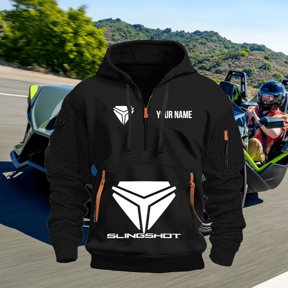 SS Custom Name Quarter Zipper Hoodie