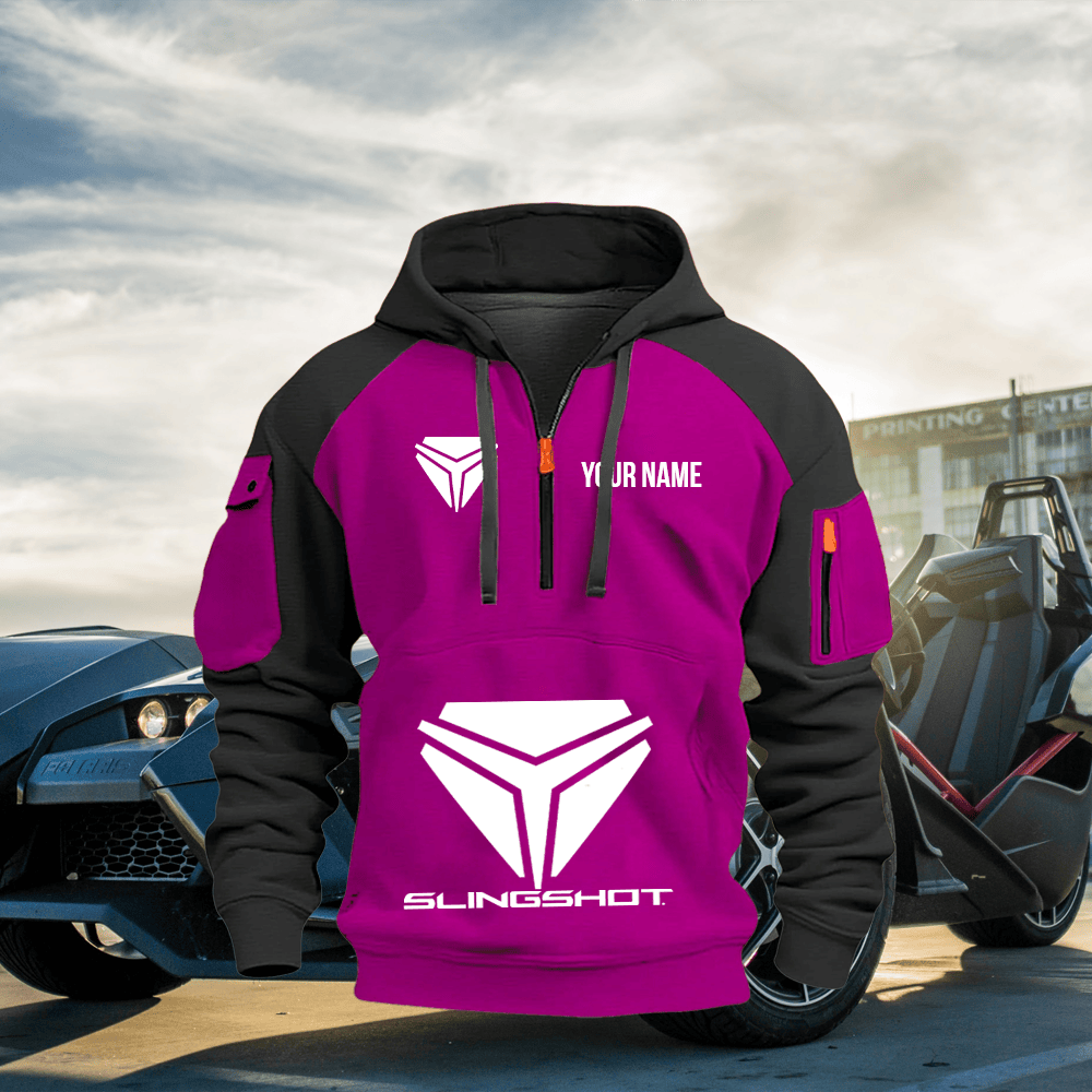 SS Custom Name Quarter Zipper Hoodie
