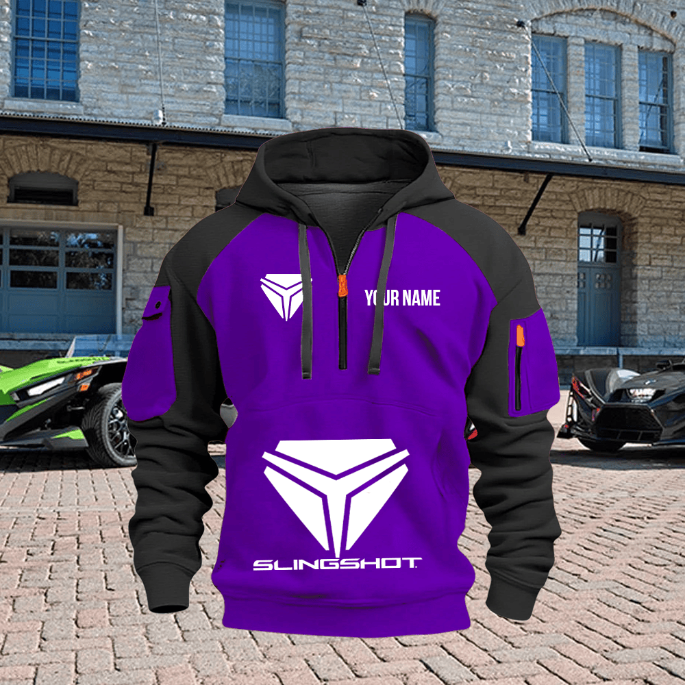 SS Custom Name Quarter Zipper Hoodie