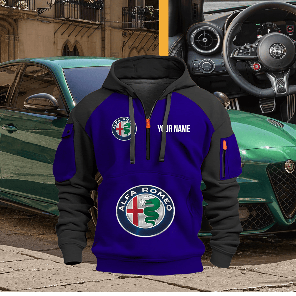 AF Custom Name Quarter Zipper Hoodie