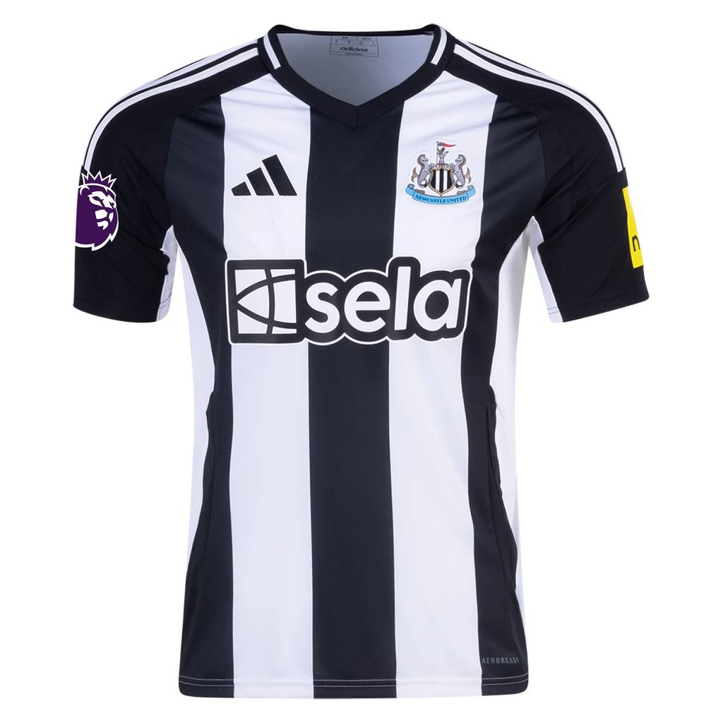adidas Newcastle United Kieran Trippier Home Jersey w/ EPL Patch 24/25 (Black/White)