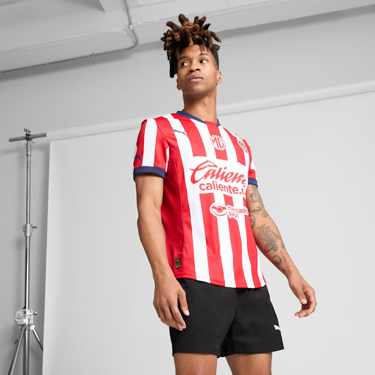 Puma Chivas De Guadalajara Authentic Home Jersey 24/25 (Puma Red/White)
