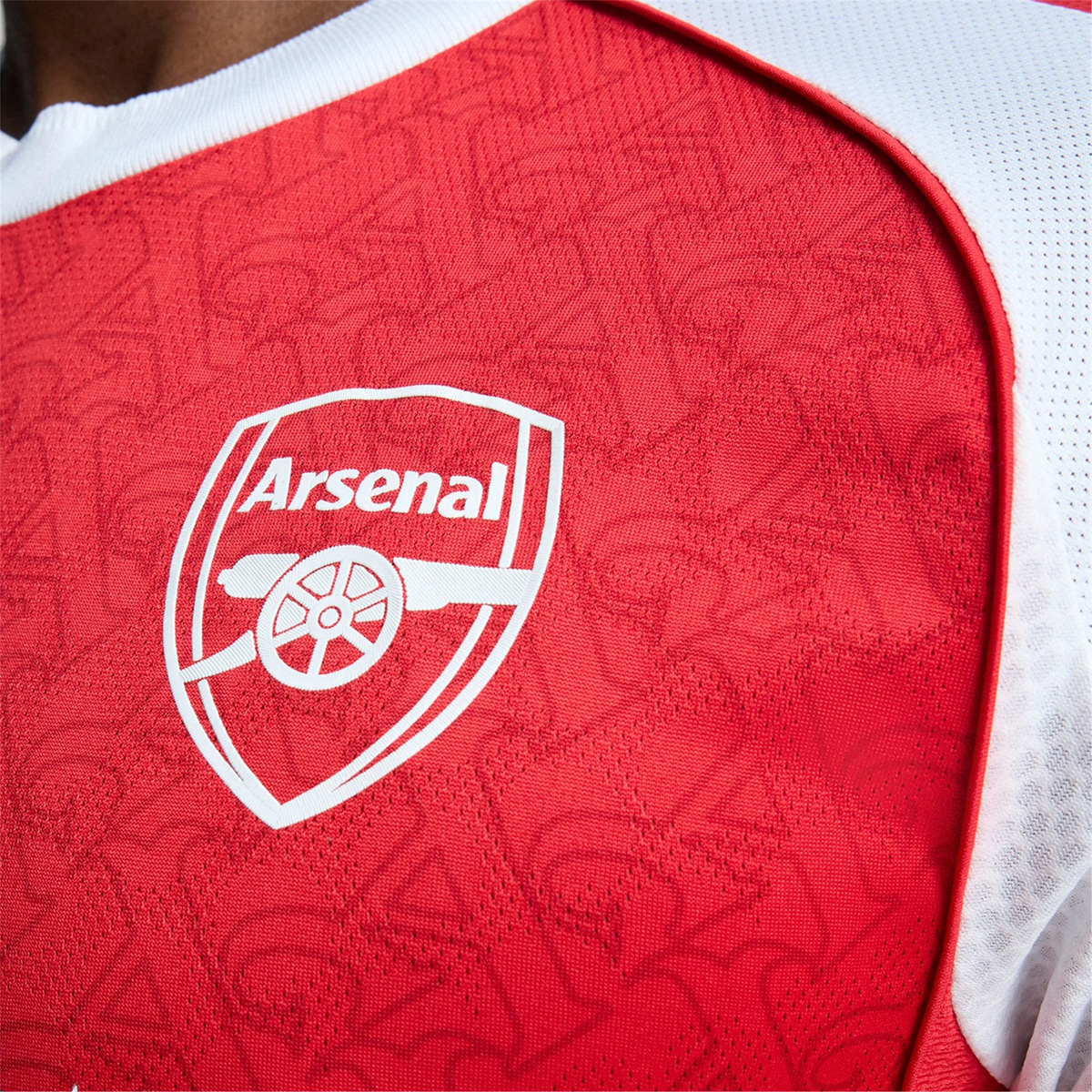 adidas Albert Lokonga Arsenal FC Authentic Home Jersey 25/26 w/ EPL Patch (Better Scarlet/White