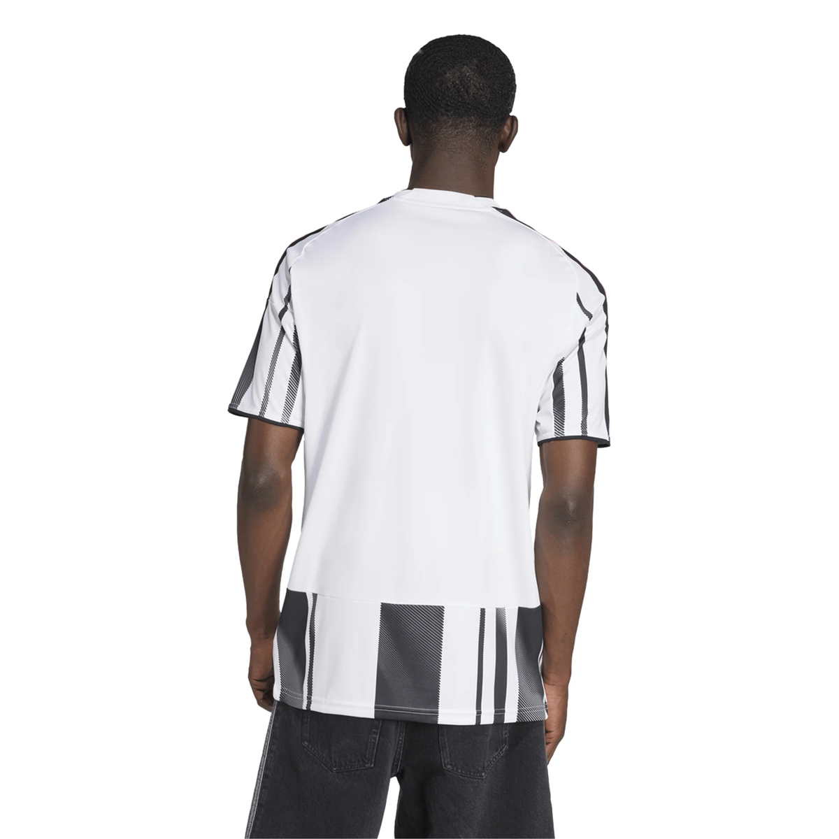 adidas Juventus Rouhi Home Jersey w/ Champions League Patches 25/26 (White/Black/Pink)
