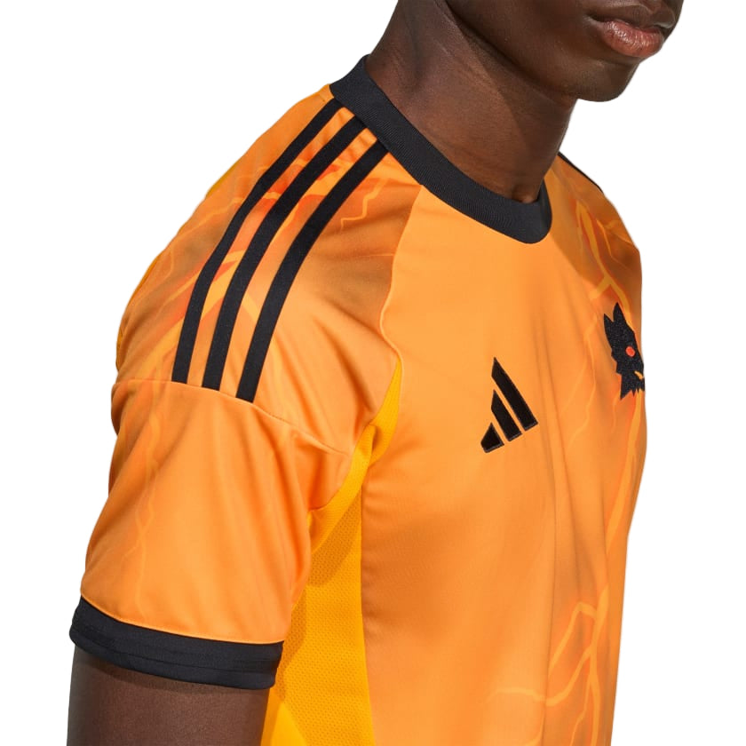 adidas Roma Stephen El Shaarawy Away Jersey w/ Europa League Patches 25/26 (Orange/Black)